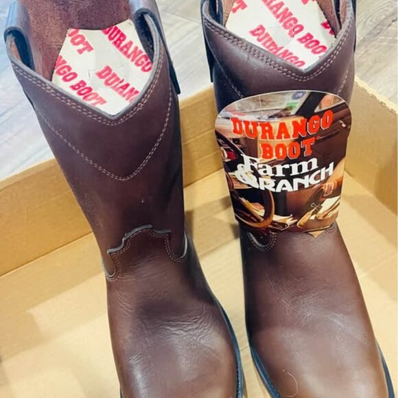 Men’s Durango work boot - Brown - New - 12 inch